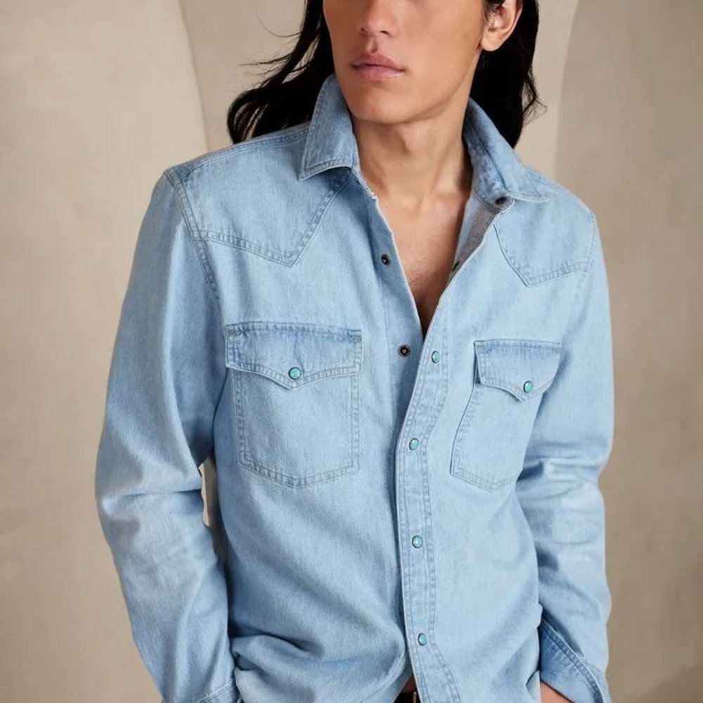 Banana Republic Western Denim Shirt